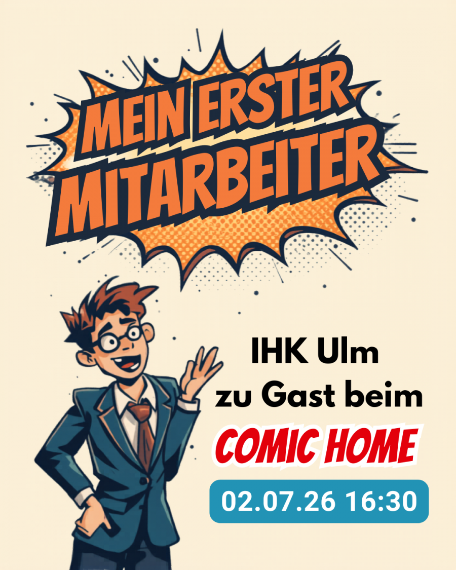 Große Ehre für das Comic Home: Die IHK Ulm kommt zu uns! 🚀